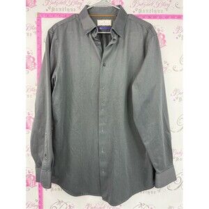 Modern ambition shirt button up  Men's Long Sleeve Dress Shirt — Charcoal Gray